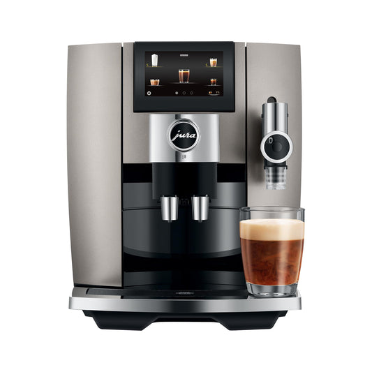 Jura J8 Midnight Silver dully automatic bean to cup coffee machine, 15555